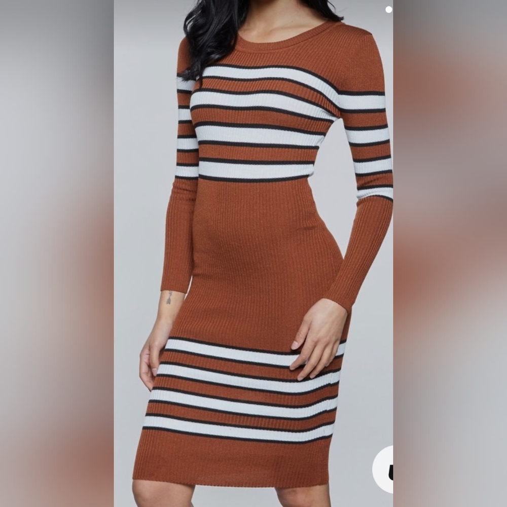 Striped sweater Dress